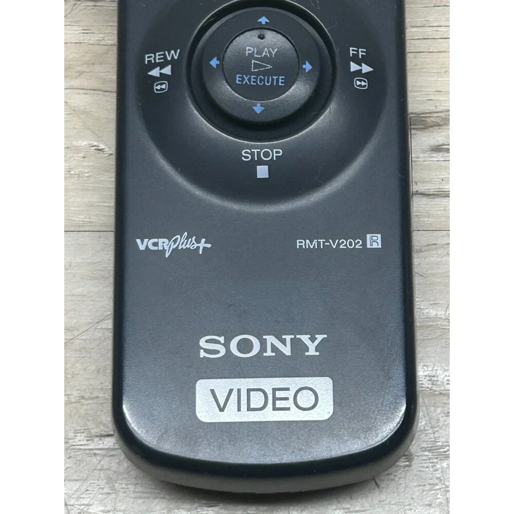 Vintage Sony RMT-V202 Video Cassette Player Replacement Remote Control Works